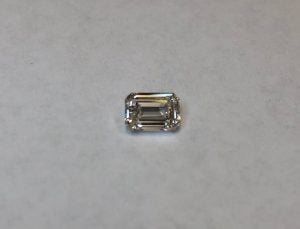 1.05 Carat Emerald Cut Cultivated Diamond